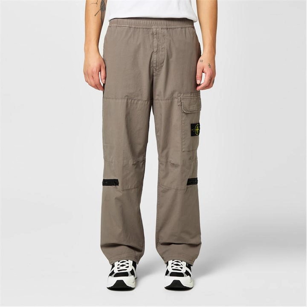 Stone Island Ripstop Cargo Trousers - Beige
